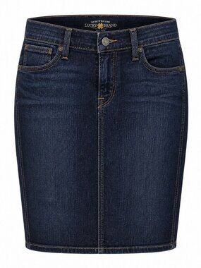 Cotton denim skirt, Lucky Brand, size 6/28